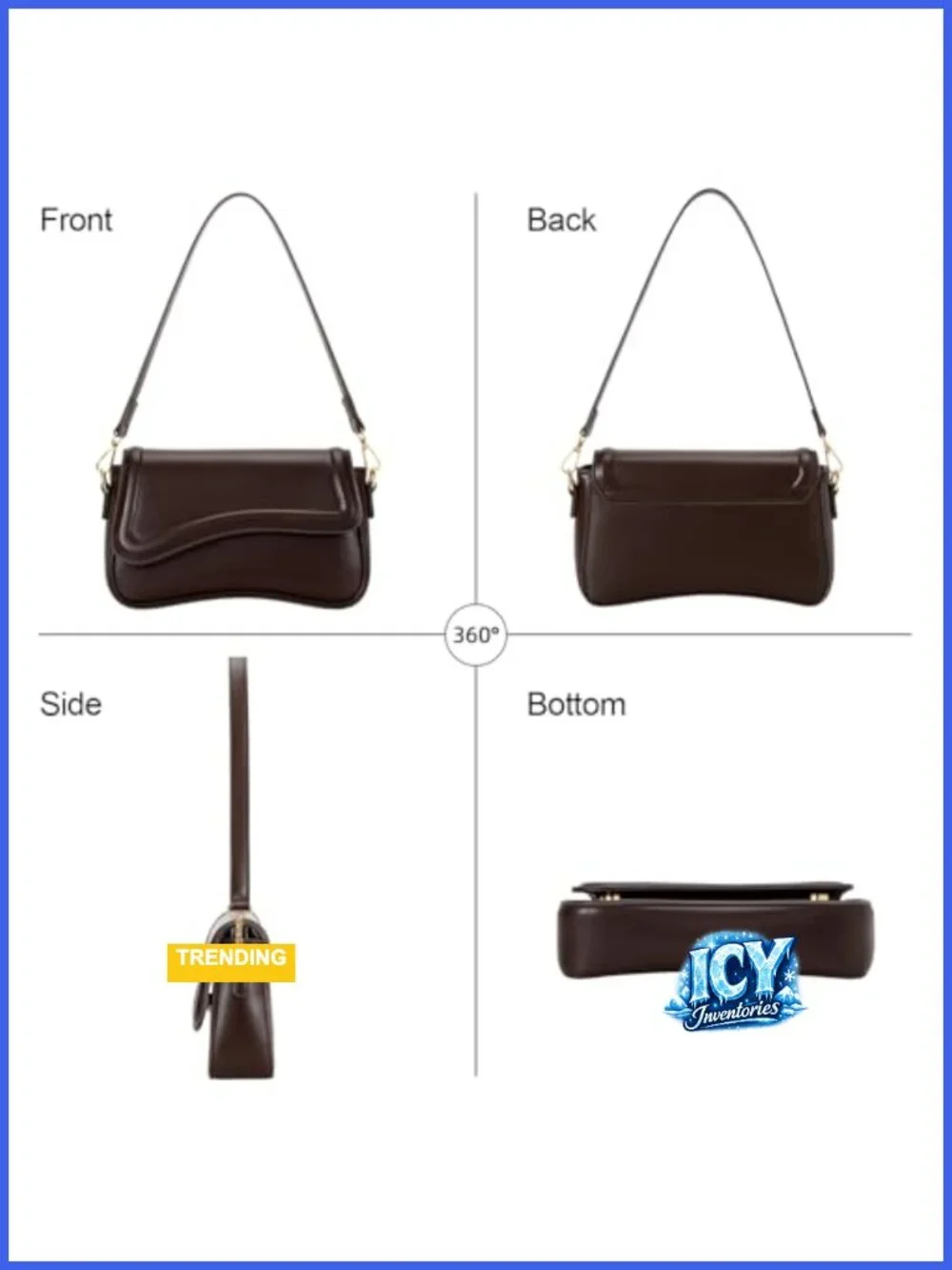 Women's Small Hobo Handbag Faux Leather Crossbody Purse with Detachable Straps